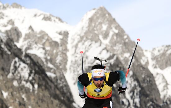 Italy Biathlon Worlds Men Pursuit