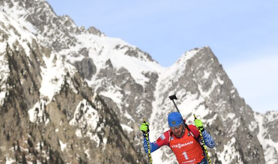 Italy Biathlon Worlds Men Pursuit