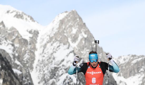 Italy Biathlon Worlds Men Pursuit