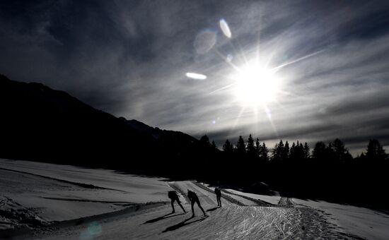 Italy Biathlon Worlds Men Pursuit