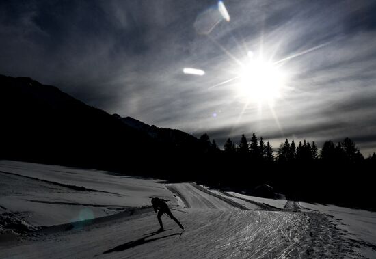 Italy Biathlon Worlds Men Pursuit