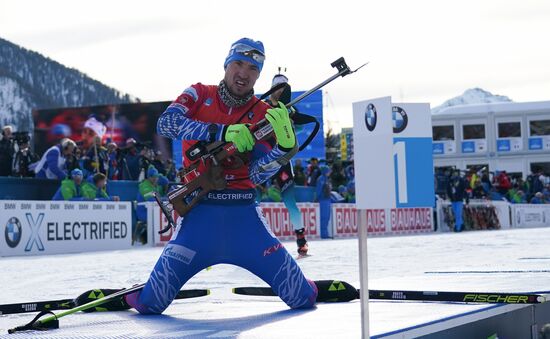 Italy Biathlon Worlds Men Pursuit