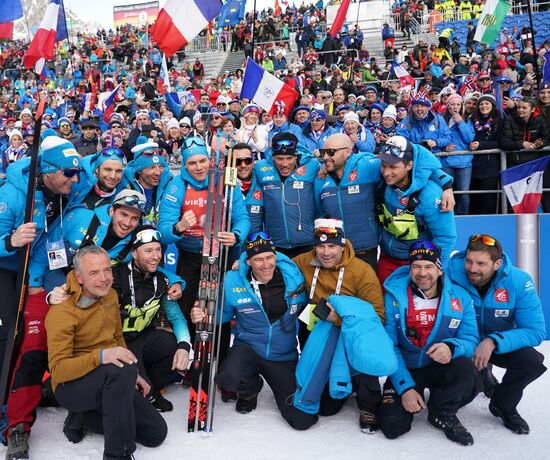 Italy Biathlon Worlds Men Pursuit