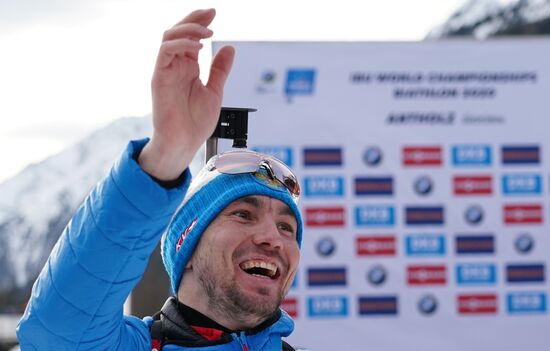 Italy Biathlon Worlds Men Pursuit