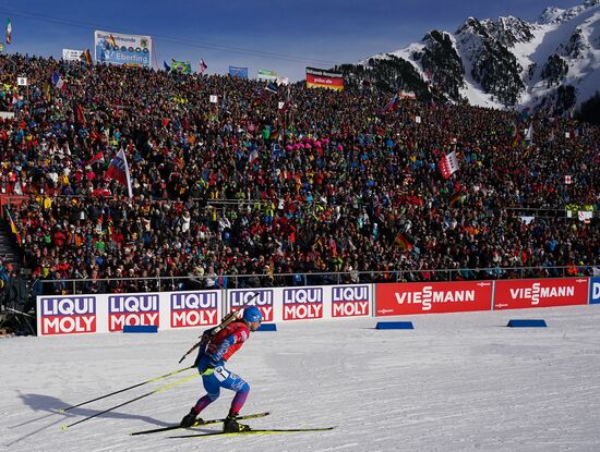 Italy Biathlon Worlds Men Pursuit