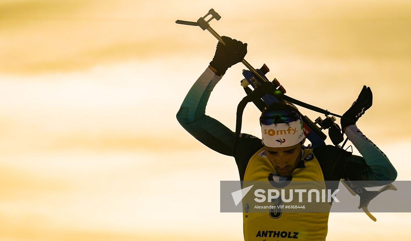 Italy Biathlon Worlds Men Pursuit