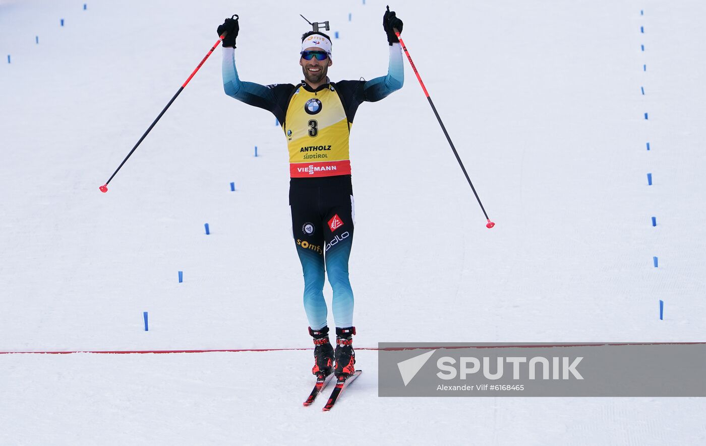 Italy Biathlon Worlds Men Pursuit