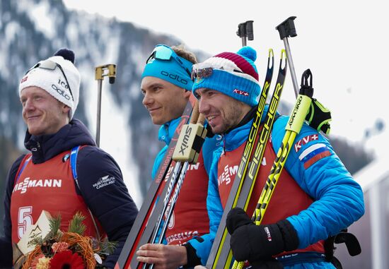 Italy Biathlon Worlds Men Pursuit