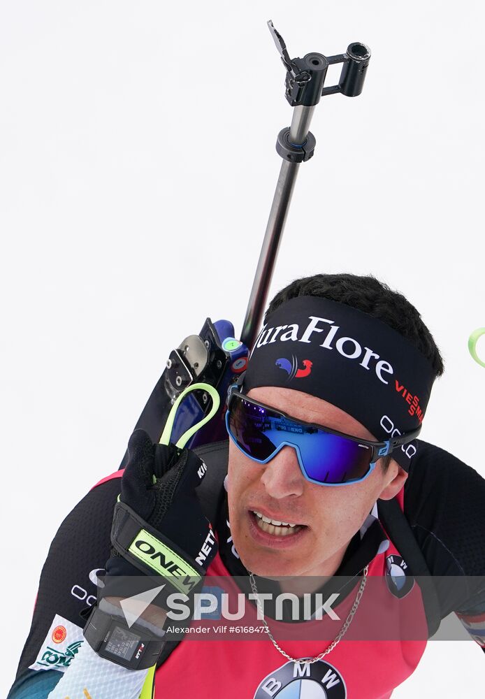 Italy Biathlon Worlds Men Pursuit