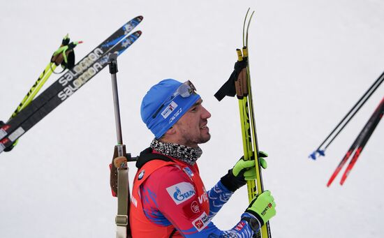 Italy Biathlon Worlds Men Pursuit