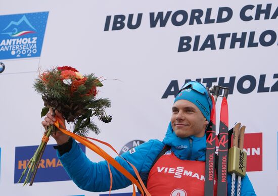 Italy Biathlon Worlds Men Pursuit