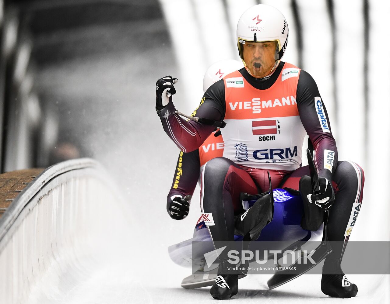 Russia Luge Worlds Team Relay