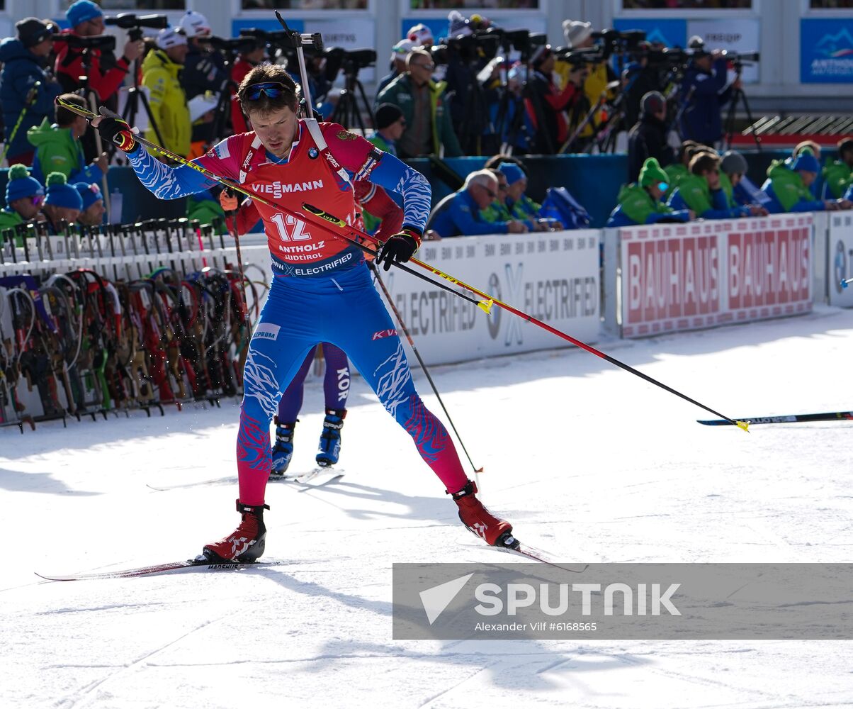 Italy Biathlon Worlds Men Pursuit