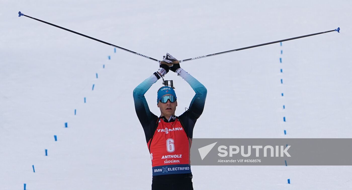 Italy Biathlon Worlds Men Pursuit