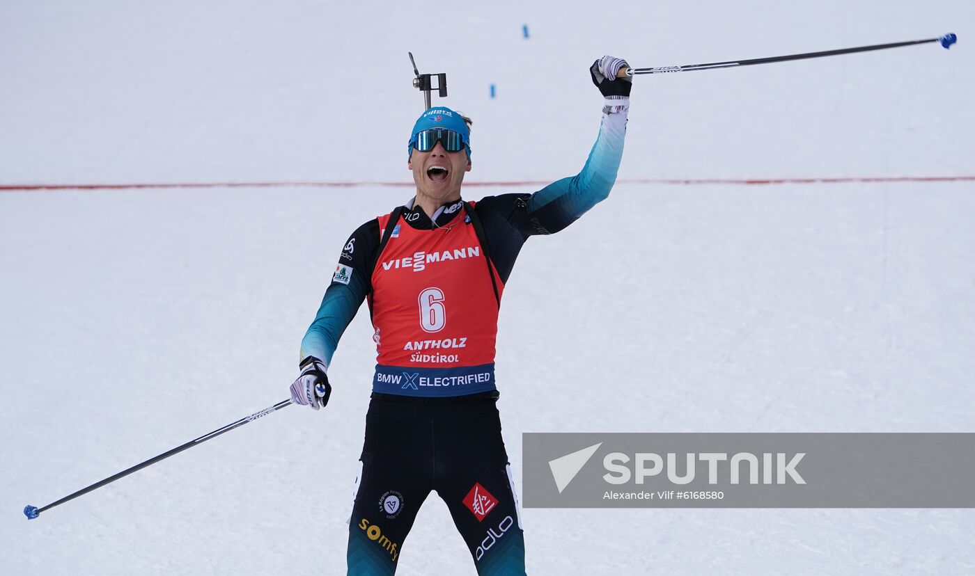Italy Biathlon Worlds Men Pursuit