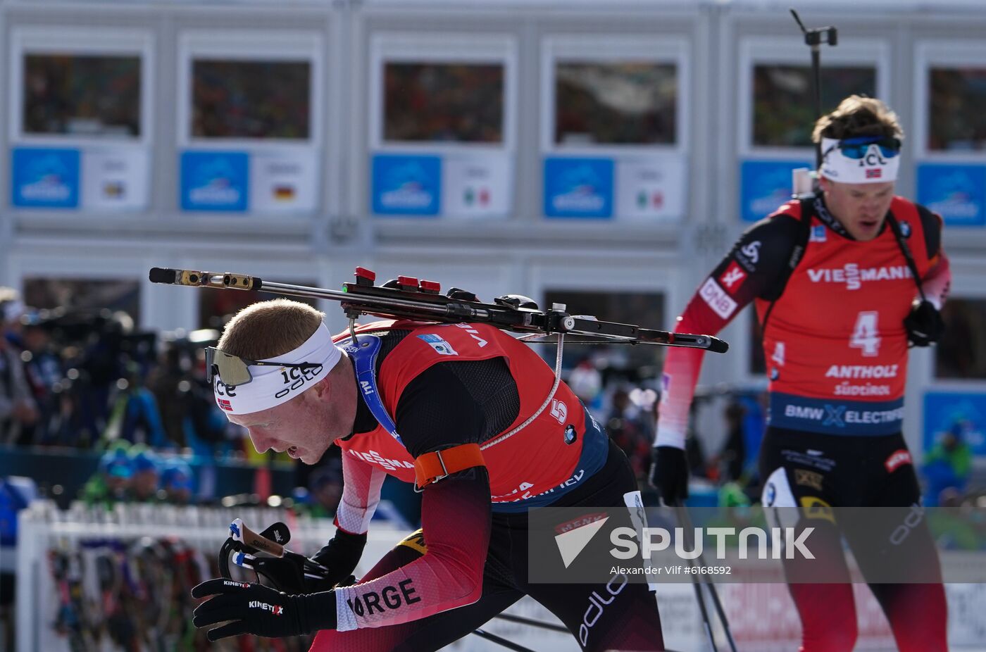 Italy Biathlon Worlds Men Pursuit