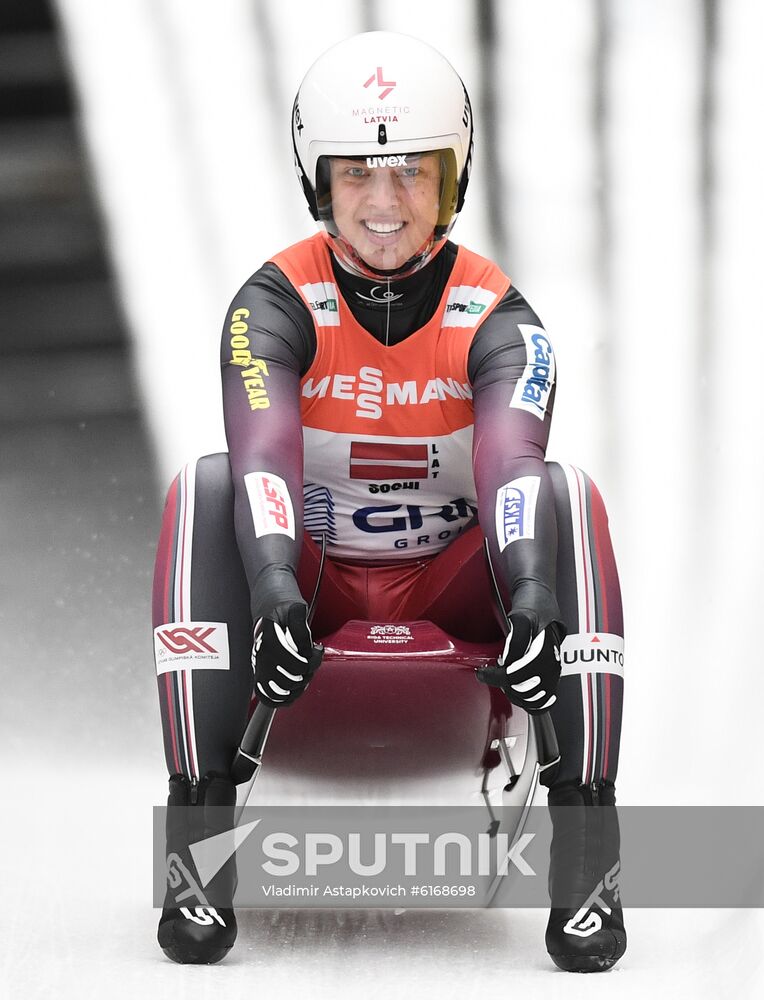 Russia Luge Worlds Team Relay