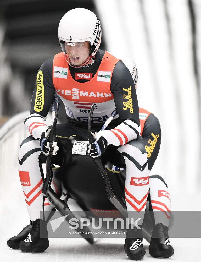 Russia Luge Worlds Team Relay