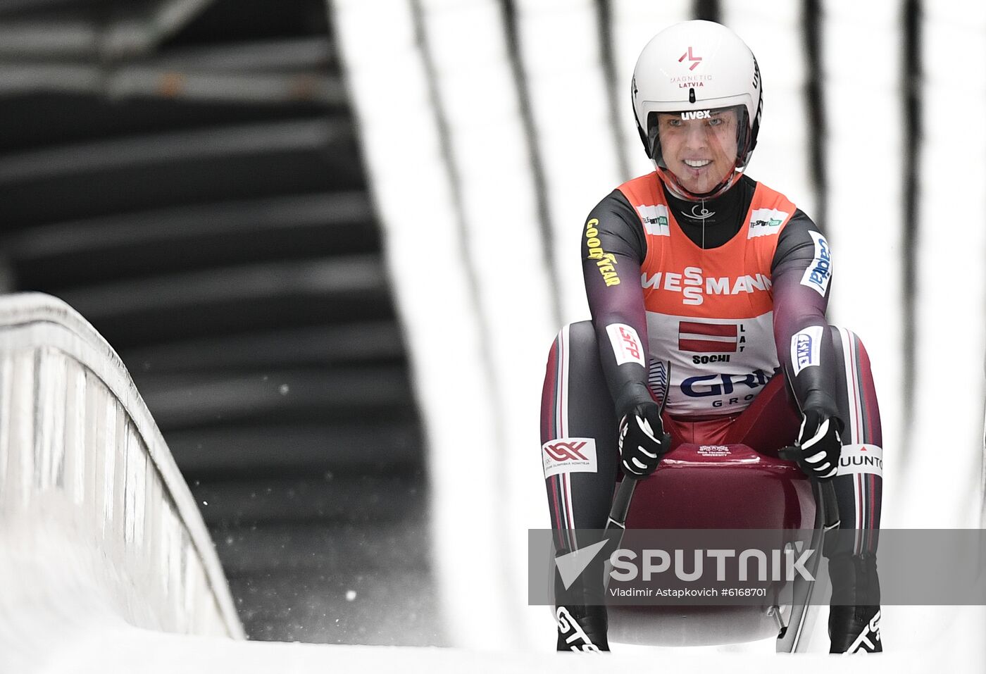 Russia Luge Worlds Team Relay