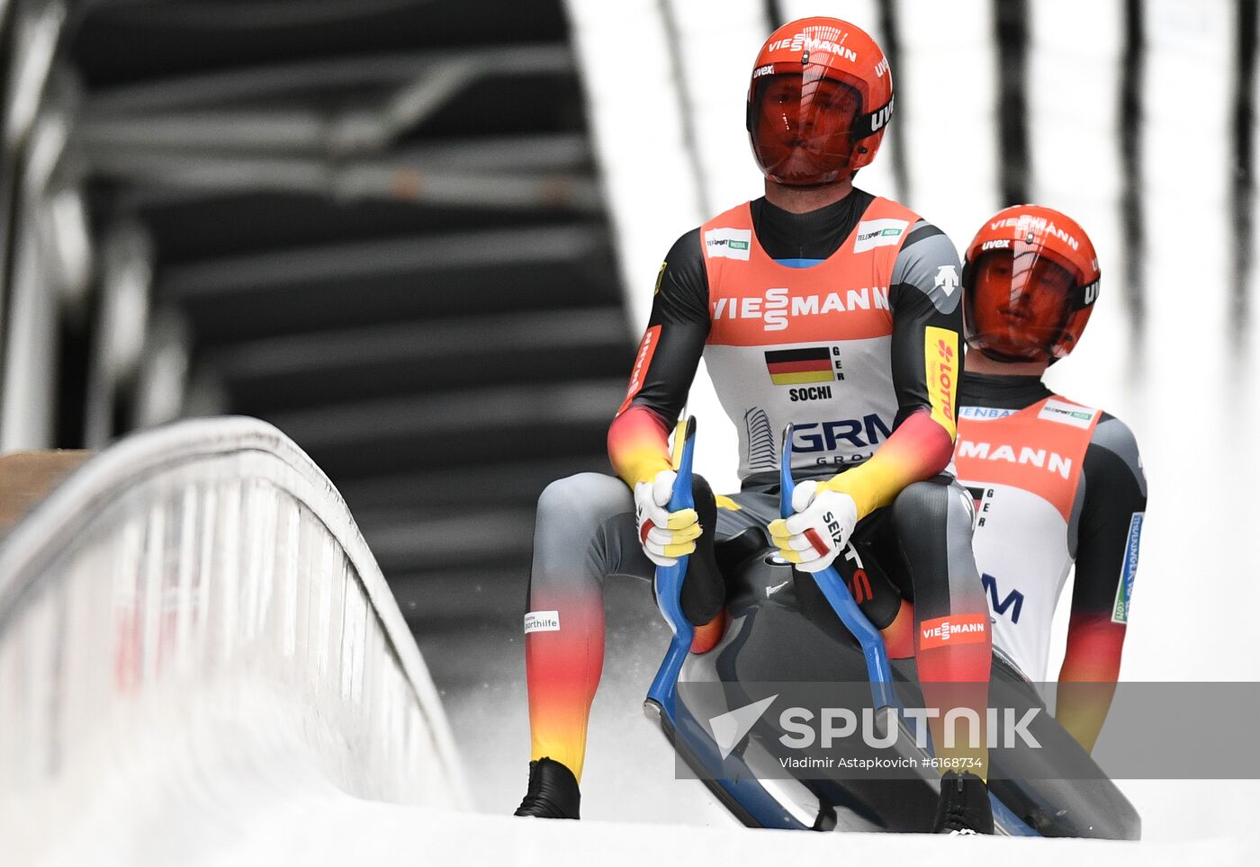 Russia Luge Worlds Team Relay