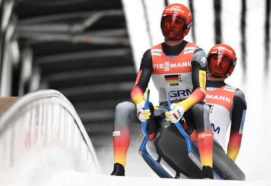 Russia Luge Worlds Team Relay