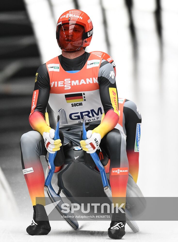 Russia Luge Worlds Team Relay