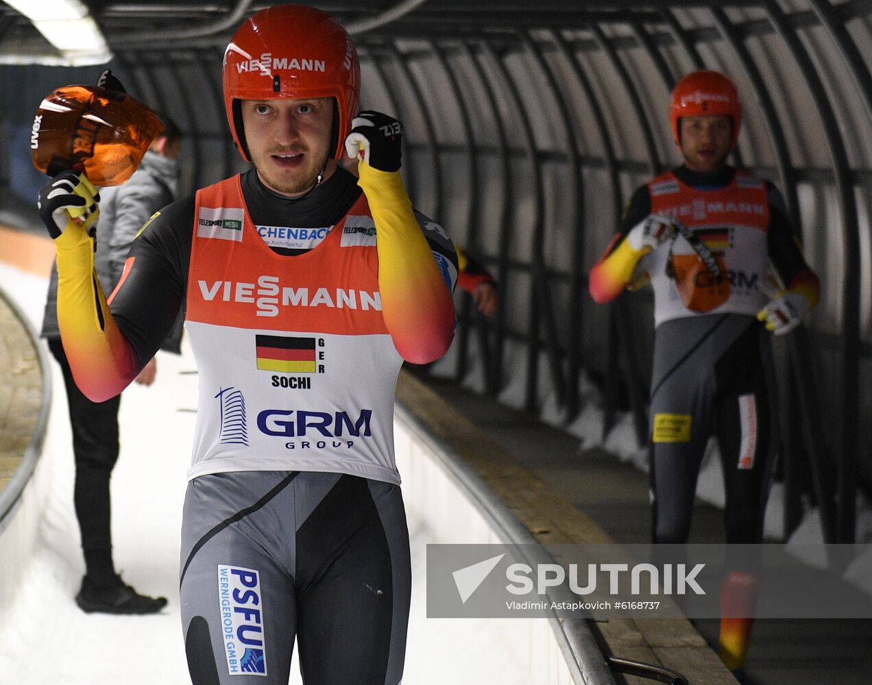 Russia Luge Worlds Team Relay