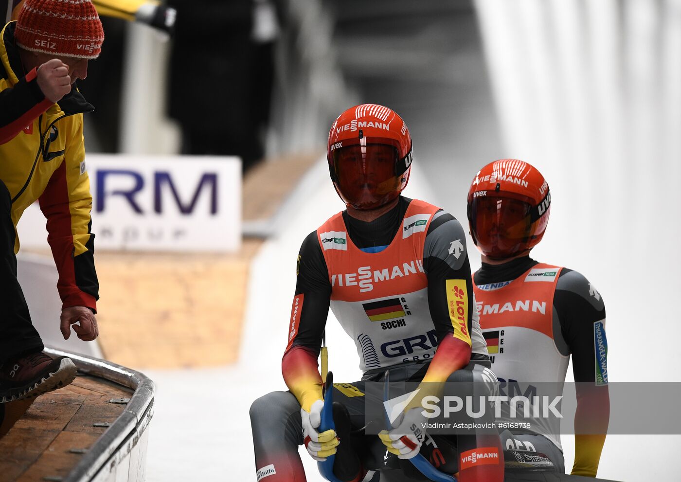 Russia Luge Worlds Team Relay