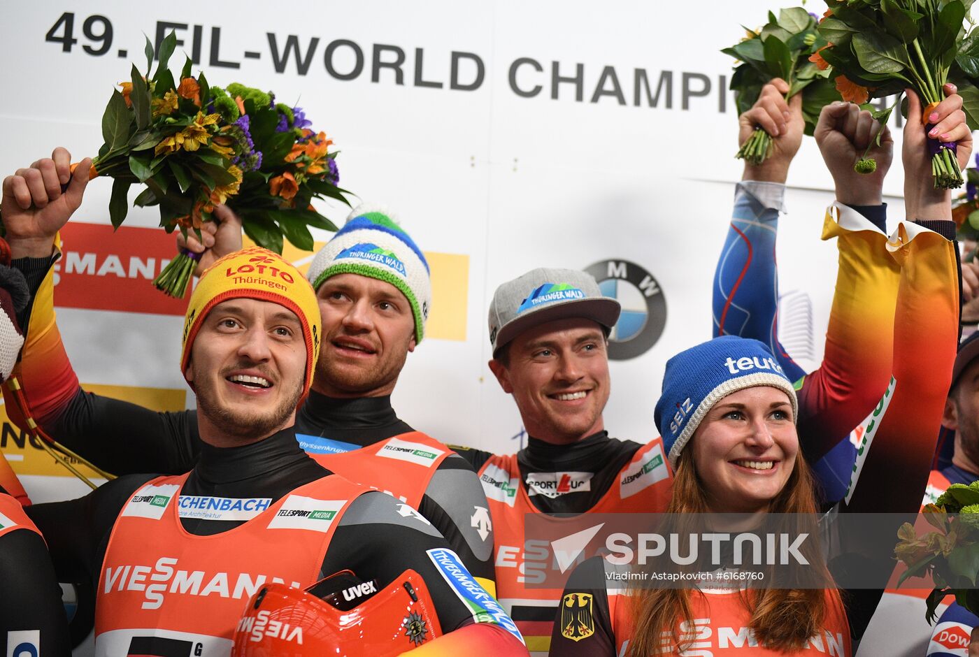 Russia Luge Worlds Team Relay