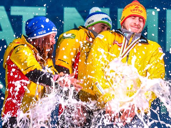 Russia Luge Worlds Team Relay