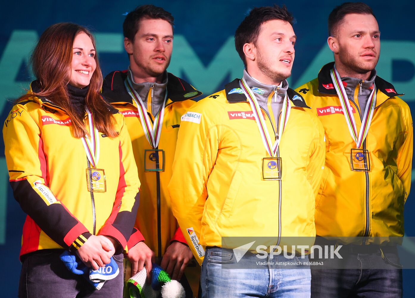 Russia Luge Worlds Team Relay