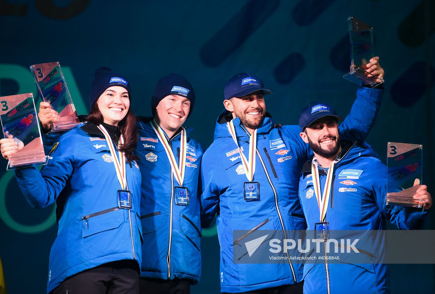 Russia Luge Worlds Team Relay