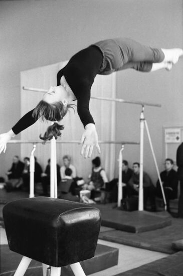 Soviet gymnast Natalia Kuchinskaya
