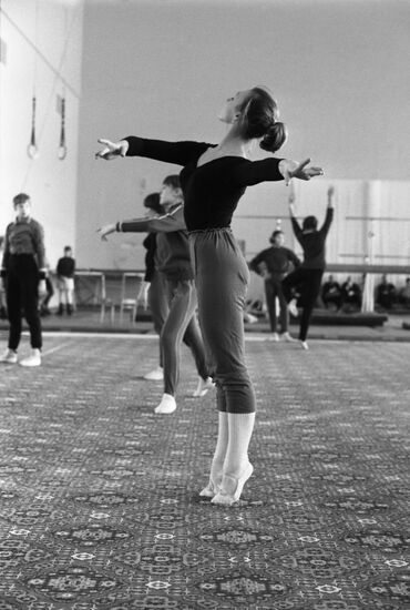 Soviet gymnast Natalia Kuchinskaya