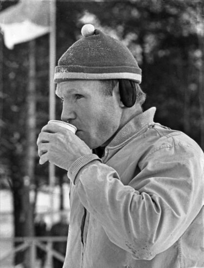 Soviet skier Ivan Utrobin