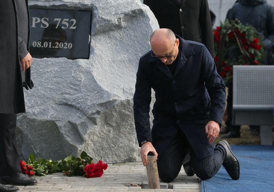 Ukraine Plane Crash Commemoration