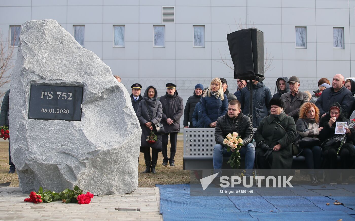 Ukraine Plane Crash Commemoration