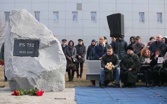 Ukraine Plane Crash Commemoration