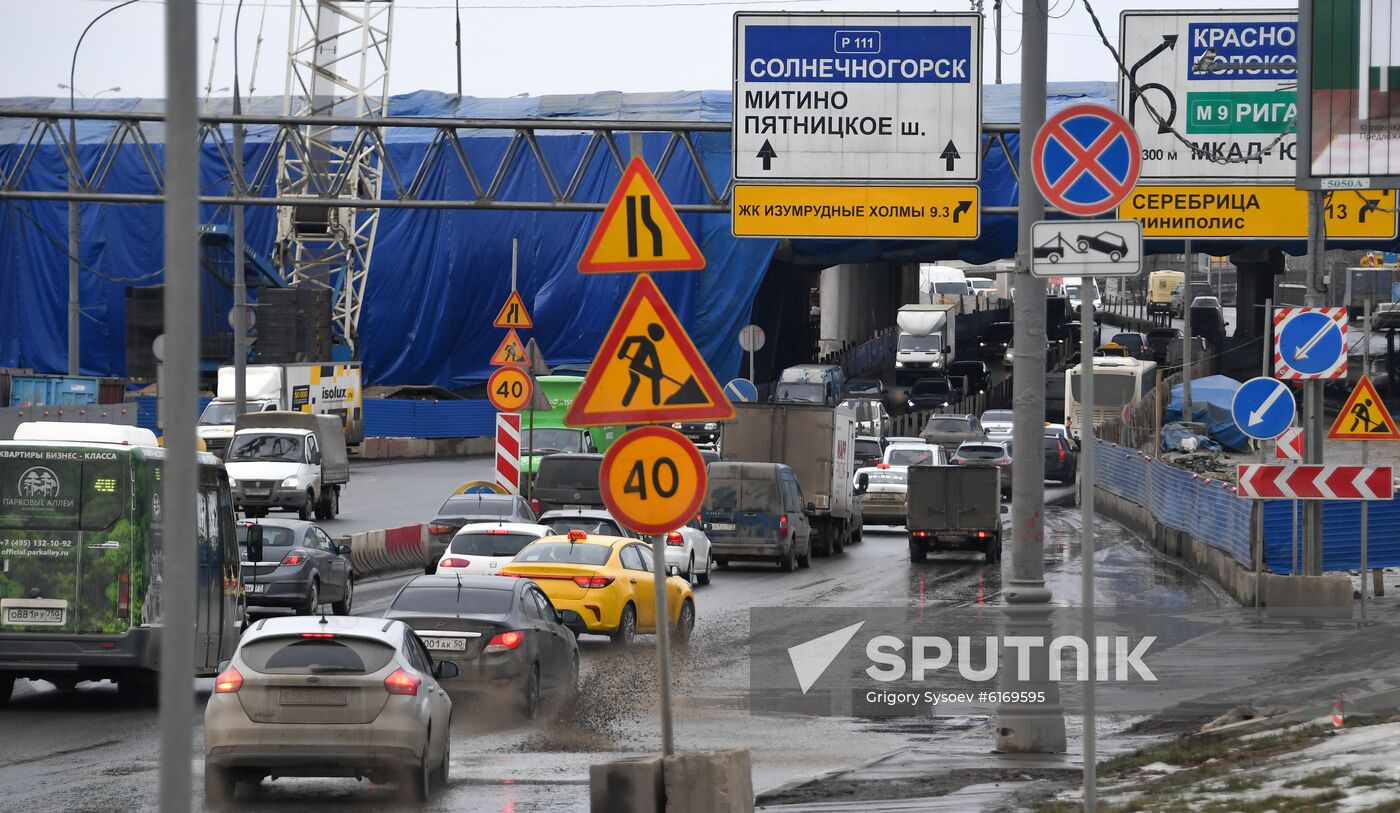 Russia Moscow New Road