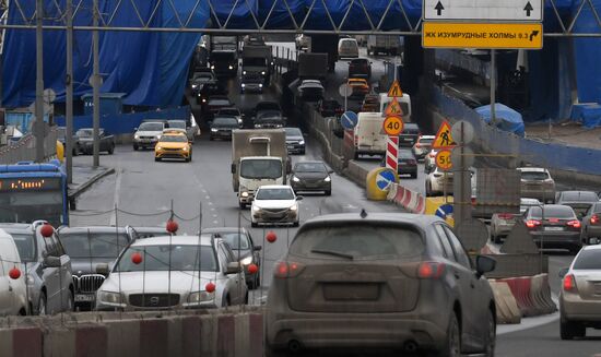 Russia Moscow New Road