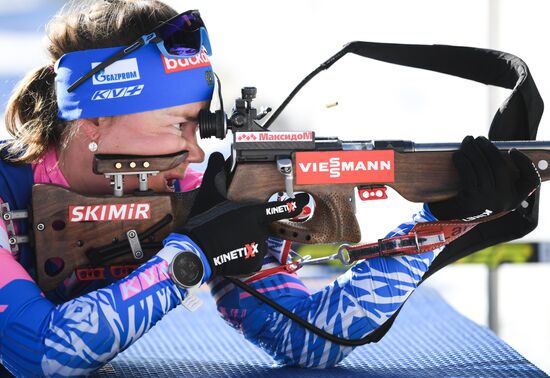Italy Biathlon Worlds Women Individual