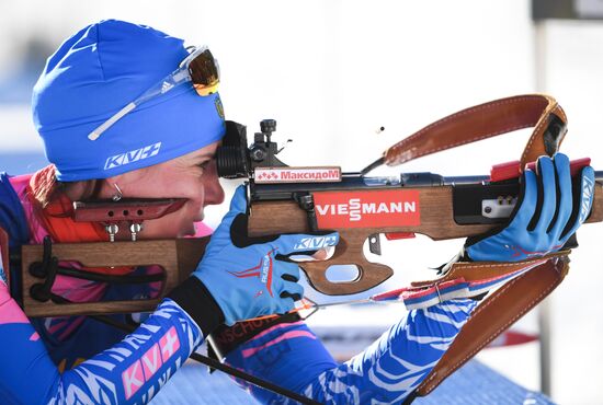 Italy Biathlon Worlds Women Individual Race