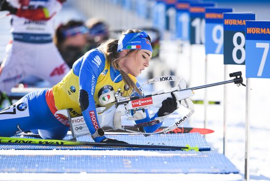 Italy Biathlon Worlds Women Individual Race
