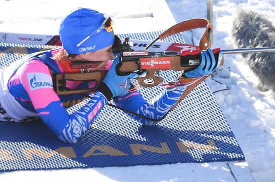 Italy Biathlon Worlds Women Individual Race