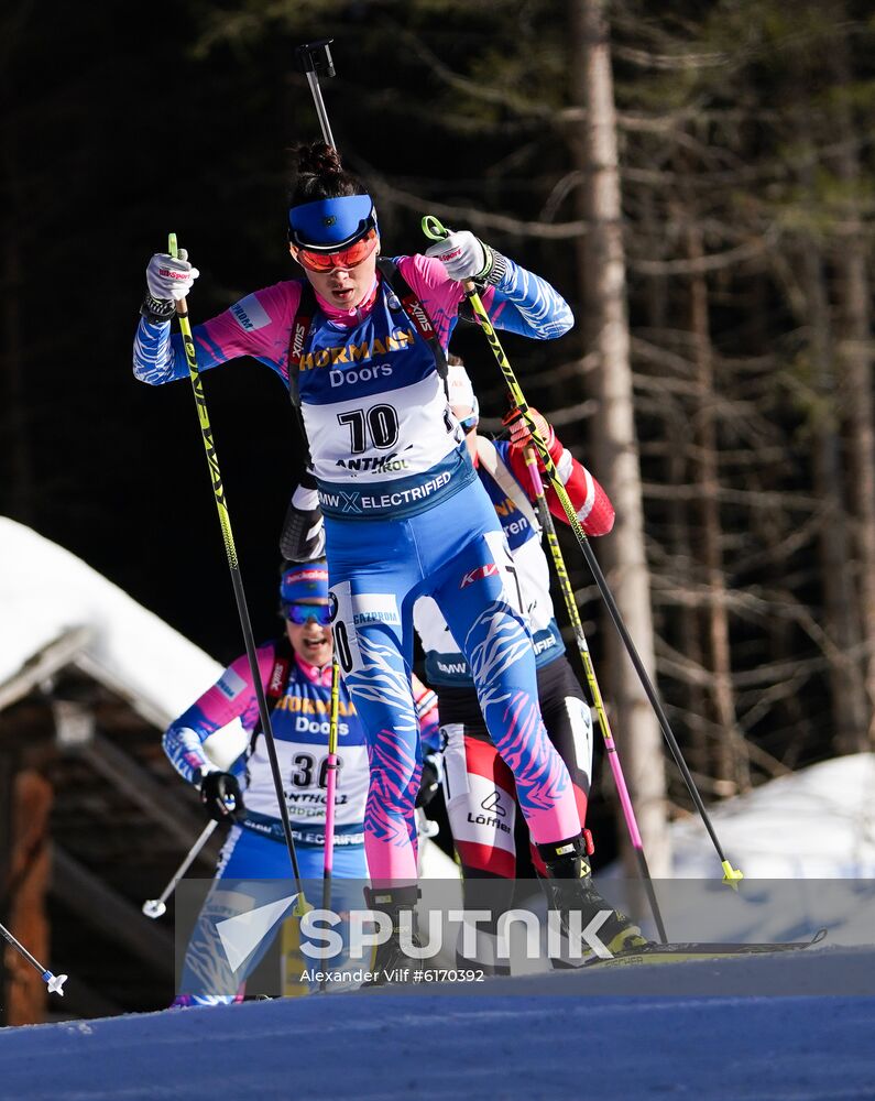 Italy Biathlon Worlds Women Individual
