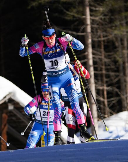 Italy Biathlon Worlds Women Individual