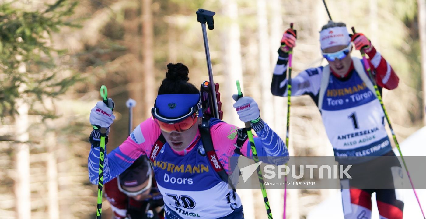 Italy Biathlon Worlds Women Individual