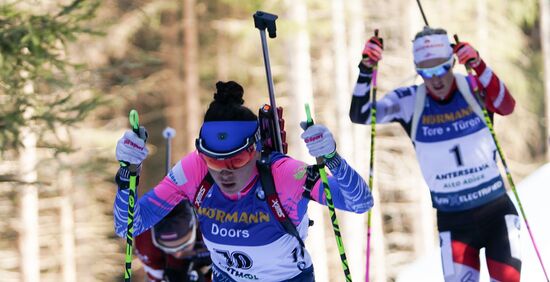 Italy Biathlon Worlds Women Individual
