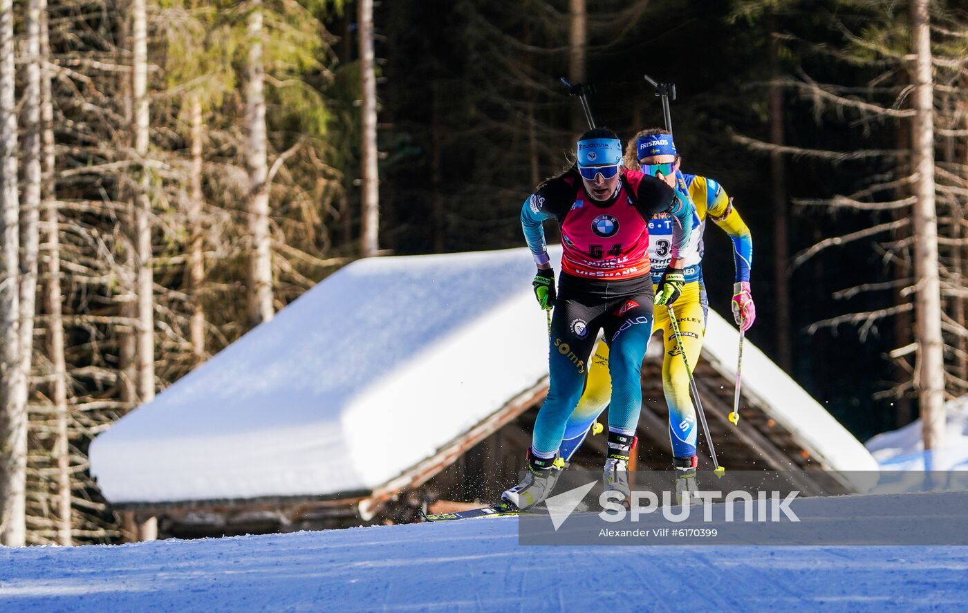 Italy Biathlon Worlds Women Individual