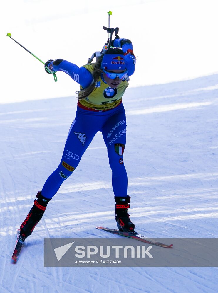 Italy Biathlon Worlds Women Individual